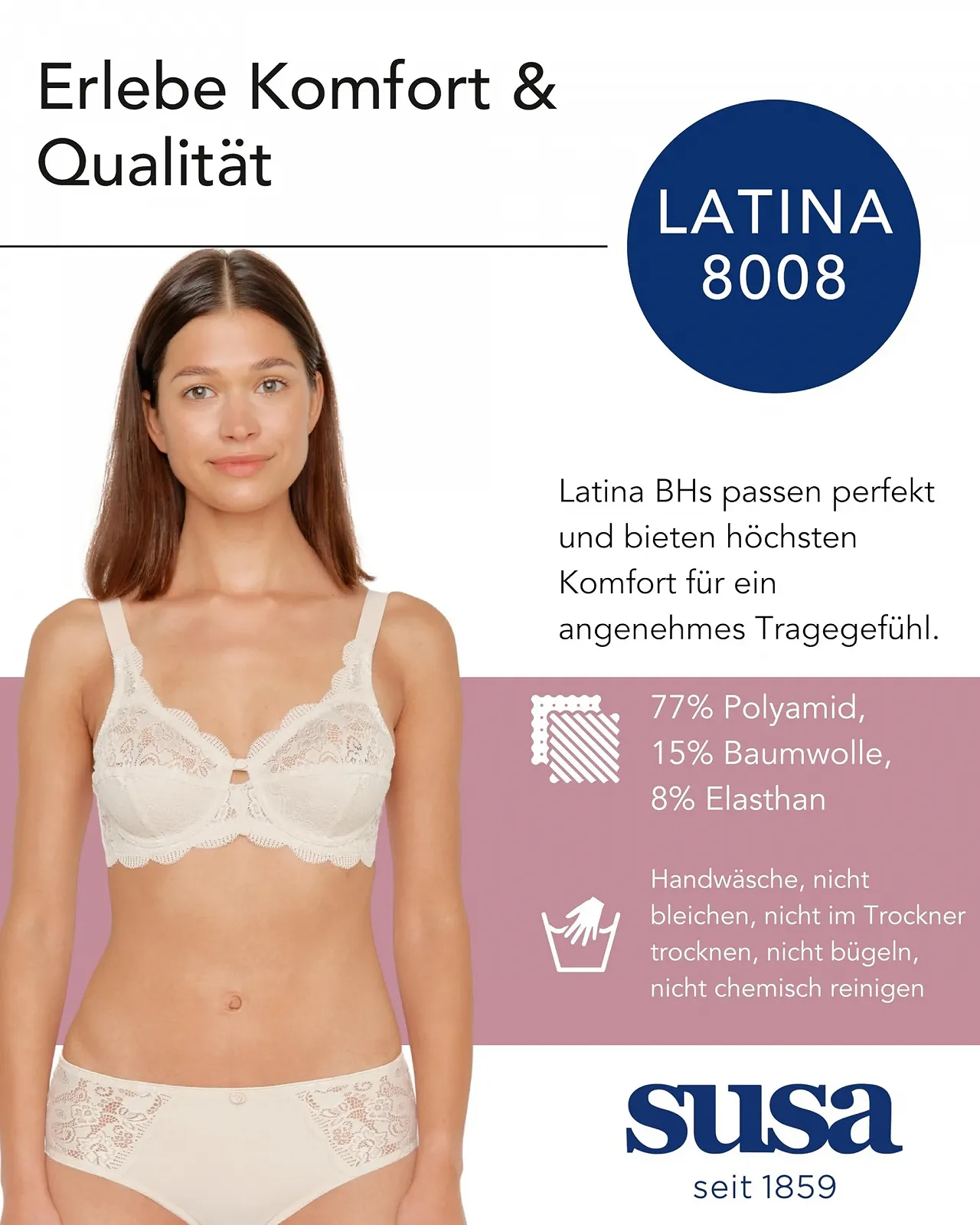 Коригувальні панталони Susa Double-O 5511 з подовженими штанинами S – XL Taupe, фото №4