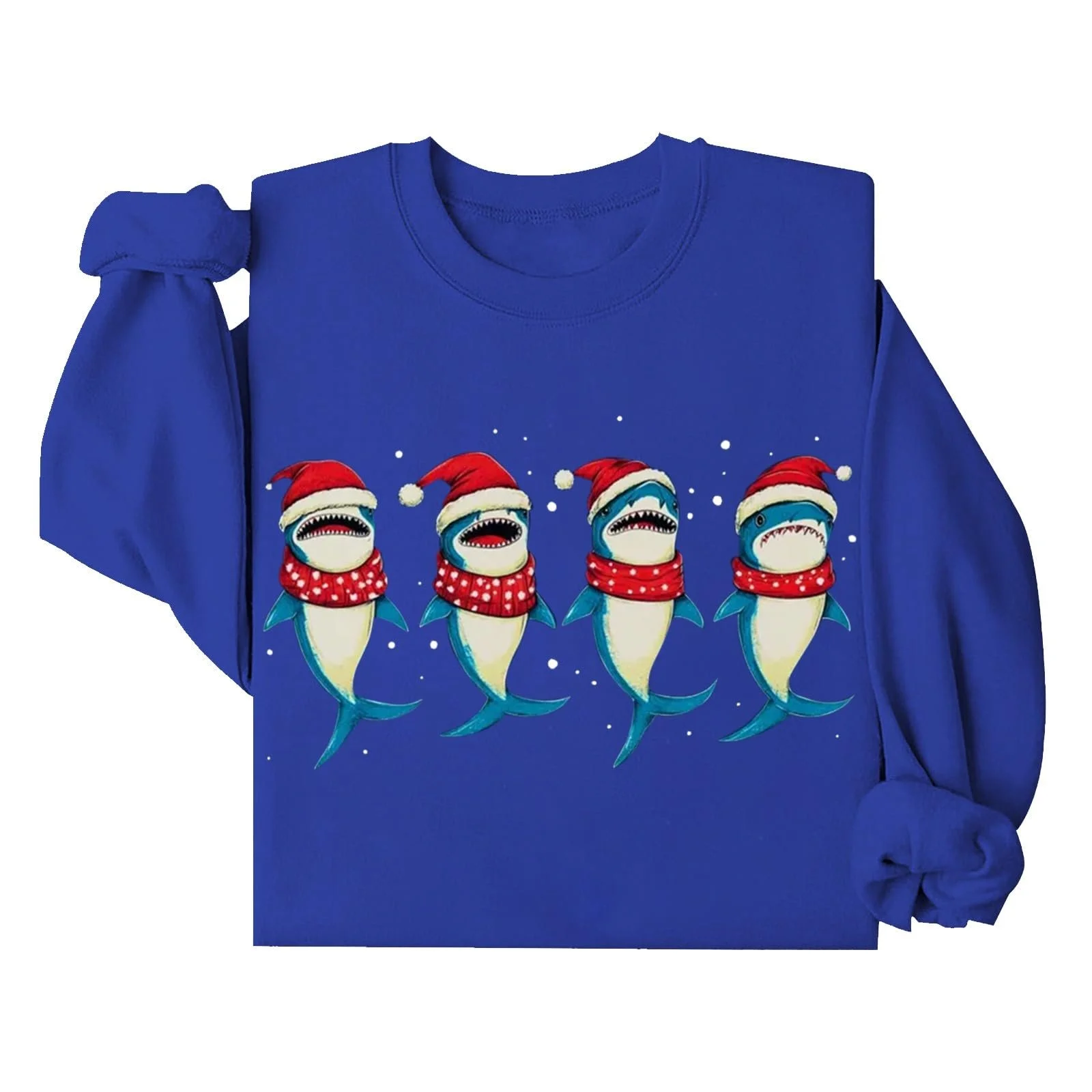 Женские Толстовки Милый Принт Животных Рождественская Толстовка Пуловер, фото №1