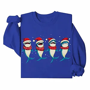 Женские Толстовки Милый Принт Животных Рождественская Толстовка Пуловер - Фото 1