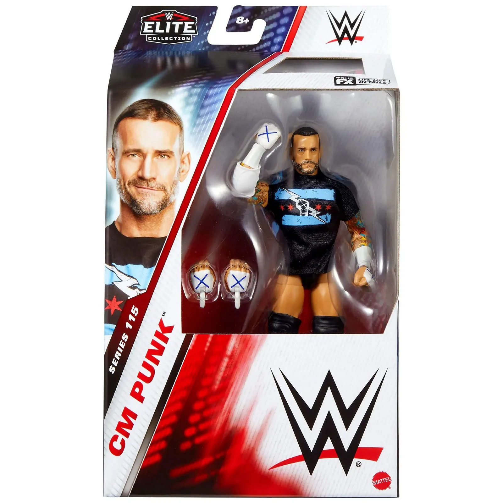 Фігурка Mattel WWE Elite Series 115 CM Punk 15 см з аксесуарами JCH99, фото №2
