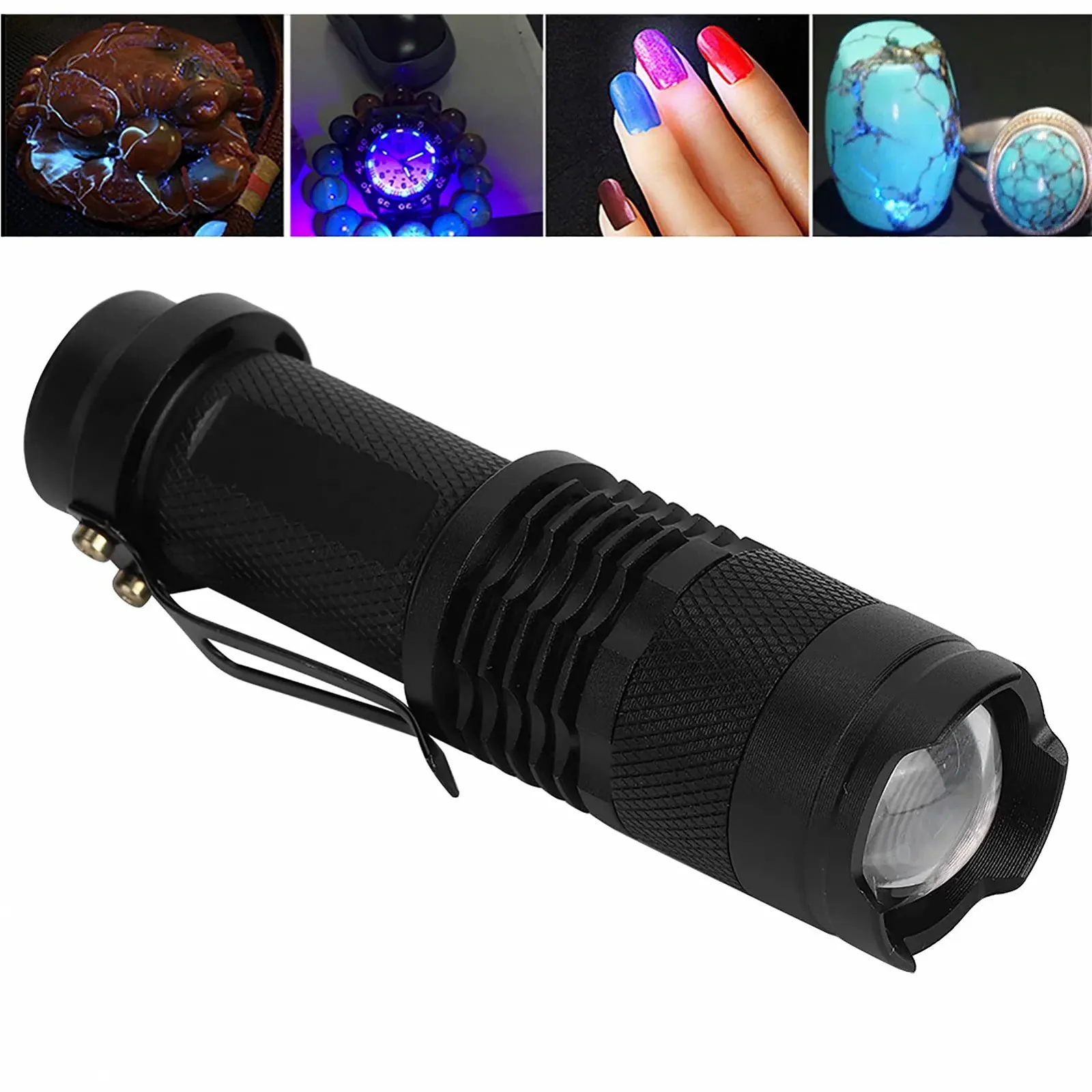 Міні Портативний Електричний Ліхтар HEEPDD 365nm, Алюмінієвий Сплав, для Перевірки Грошей, Нефриту та Нічного Пошуку, фото №9
