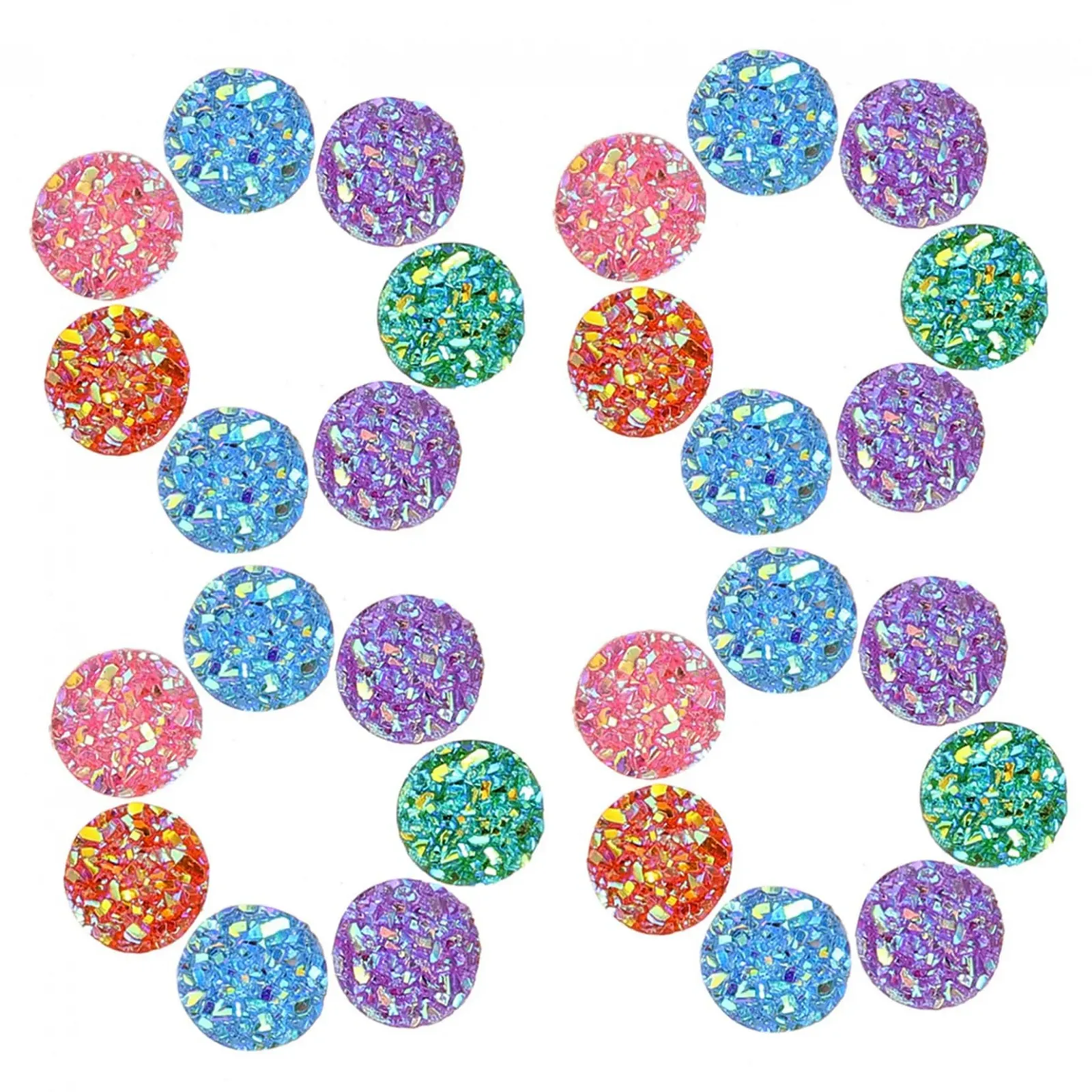 Стрази Плоскі декоративні 100 шт, фото №1