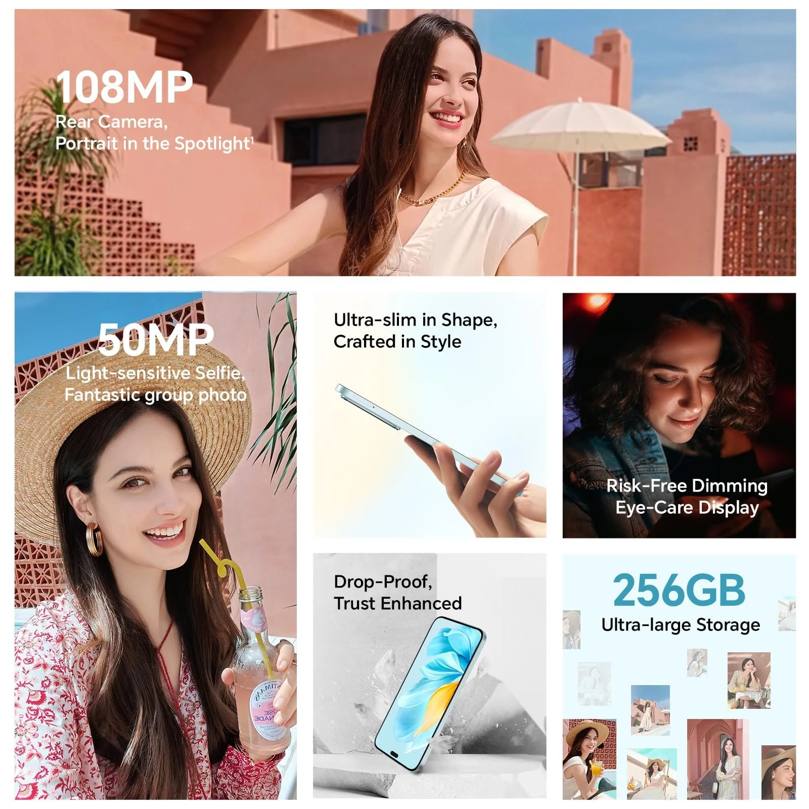 Смартфон HONOR 200 Lite 5G 8/256 ГБ Blue, фото №2 Смартфон HONOR 200 Lite 5G 8/256 ГБ Blue, фото №2