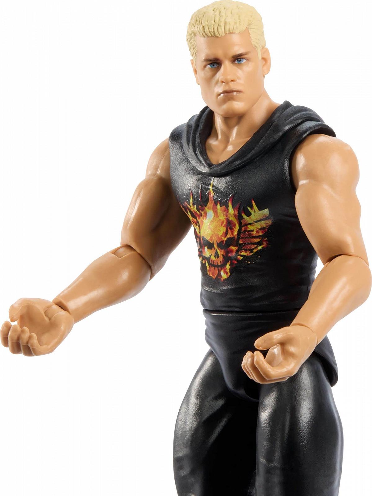 Фигурка Mattel WWE Cody Rhodes, 15 см, с 10 точками артикуляции и реалистичным внешним видом, фото №3