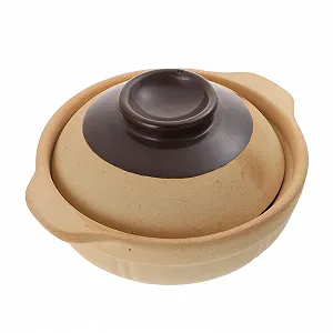 Каструля-керамічна 1 шт. термостійка для електричних та газових плит і мікрохвильових печей енергозберігаюча - Фото 1