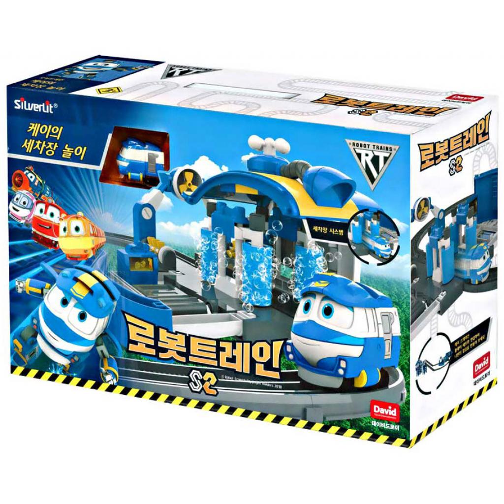 Игровой набор Silverlit Robot Trains мойка кея 80171, фото №1