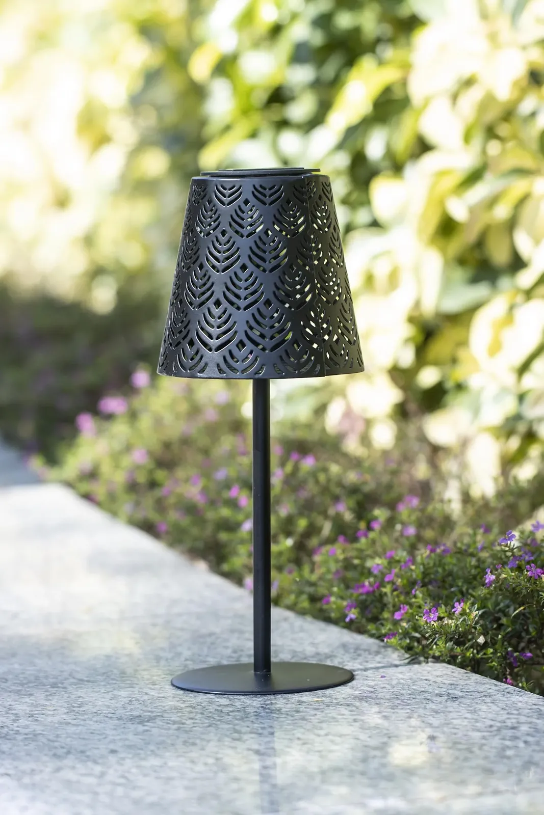 Настільна лампа Northpoint LED Solar Metal Oriental з датчиком сутінків Чорна, фото №5