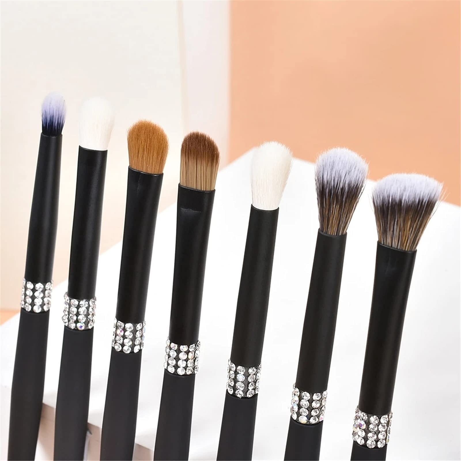 Набор кистей для макияжа JTRHD Professional Makeup Brush Tool 10 Черная Матовая Ручка, фото №2