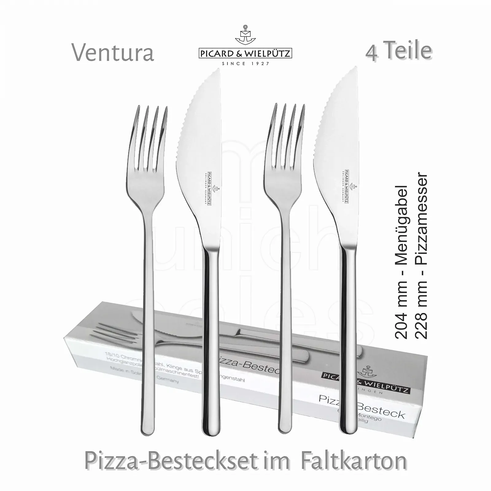 Набор для пиццы Picard & Wielpütz Ventura 2 предмета, в белой коробке, фото №2