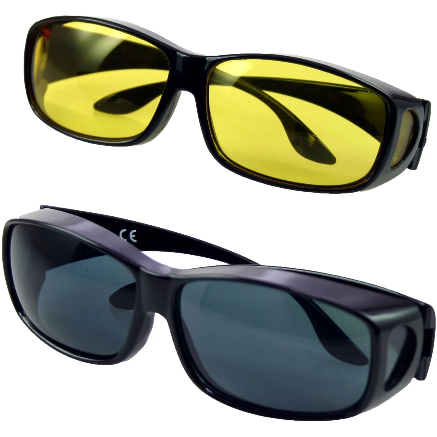 Сонцезахисні окуляри (накладні) Home & Office День і Ніч, набір 2 шт., фото №1