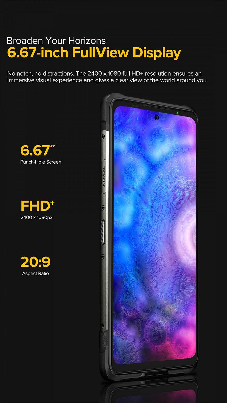 Смартфон Ulefone Armor 10 5G 8/128ГБ 6.67 дюйма 64Мп IP68 NFC, фото №7