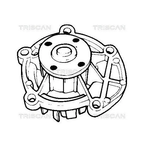 Водяний насос охолодження двигуна TRISCAN 8600 65336, фото №3