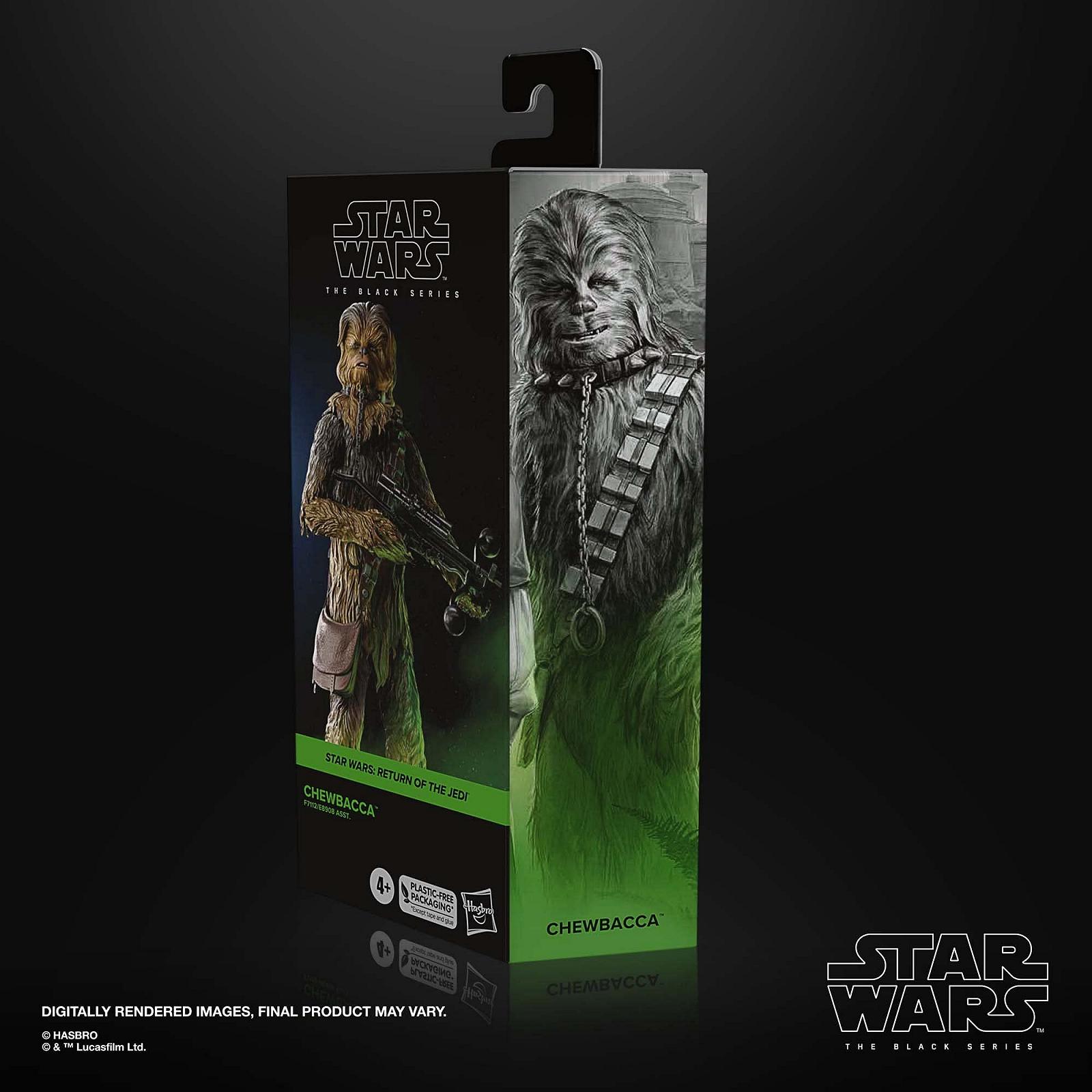 Фігурка Зоряні війни Hasbro Black Series Чубакка, Повернення джедая, 6-дюймова, фото №9