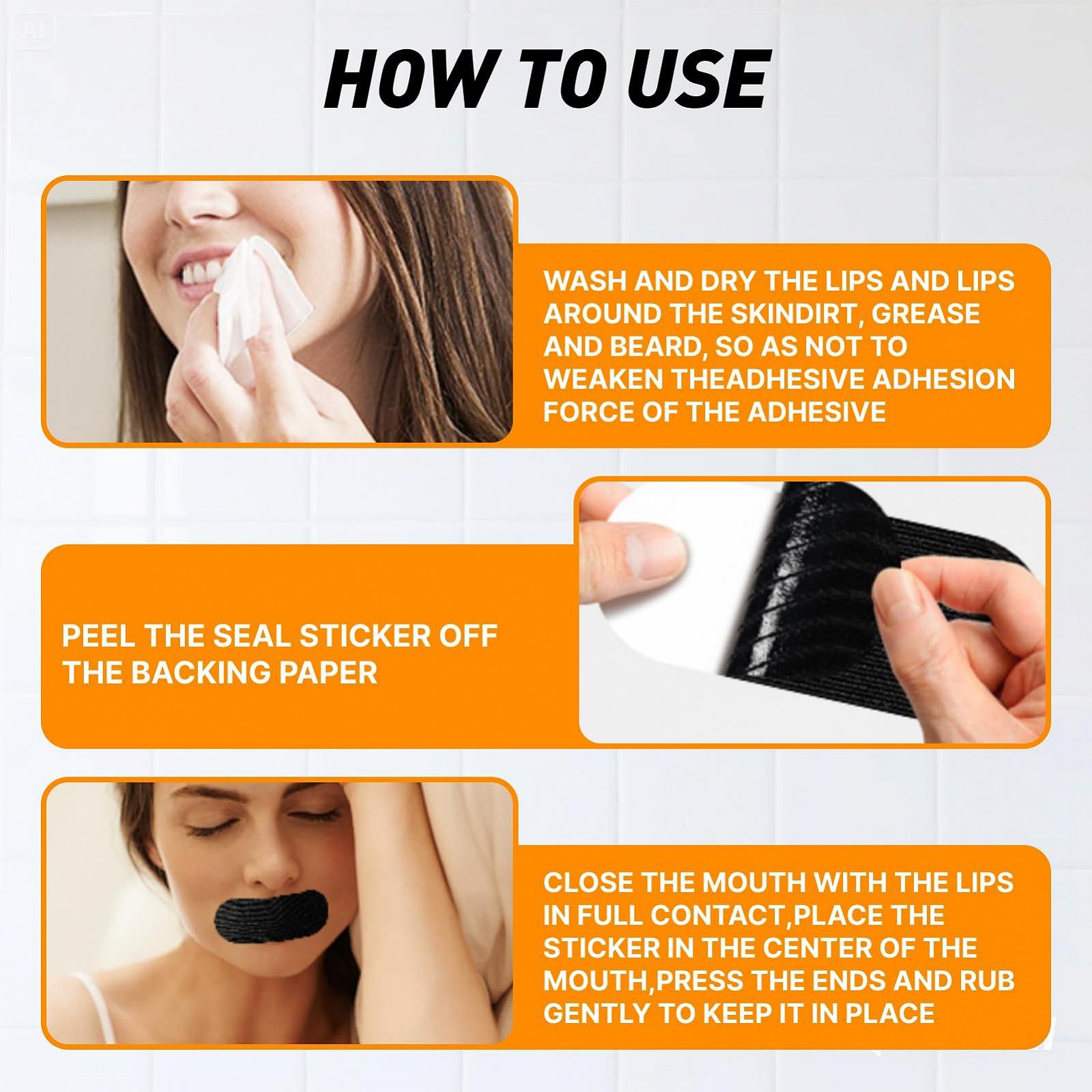 Пластыри для сна на рот (100 шт. в упаковке), фото №6