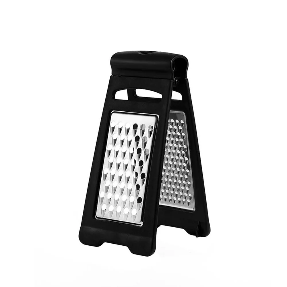 Терка для овочів з нержавіючої сталі Складнаіжучими поверхнями Підходить для картоплі Сиру Фруктів, фото №1