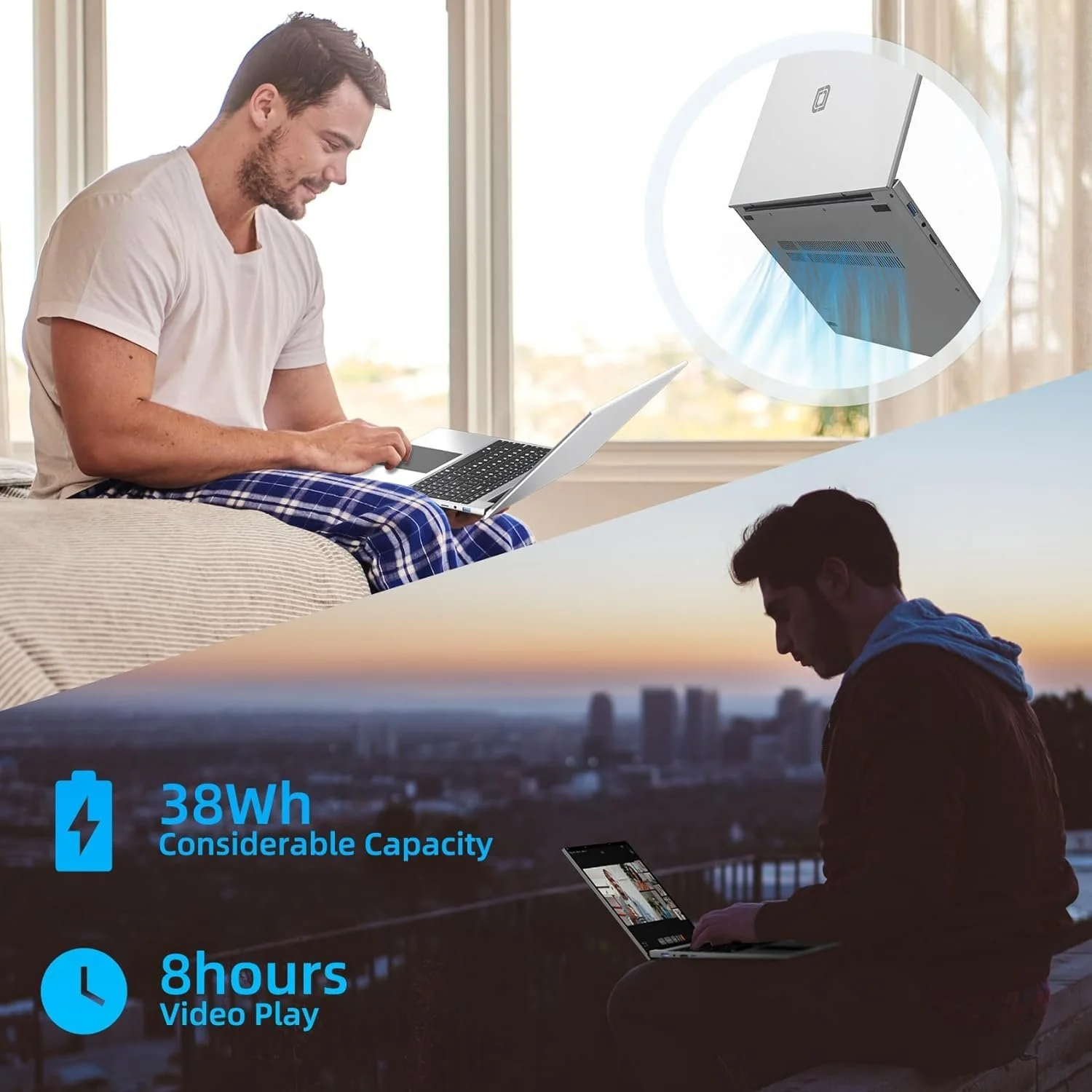 Ноутбук 16" Jumper EZbook S7 Max Intel N95 RAM 16GB SSD 512GB + eMMC 128GB Windows 11, фото №6