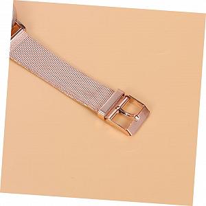 Кварцевые наручные часы OATIPHO Мода Сетчатый ремешок Кварцевые часы Сплав Сетчатые часы Часы с сетчатым ремнем, Розовое золото synthetic.ua - Фото 1