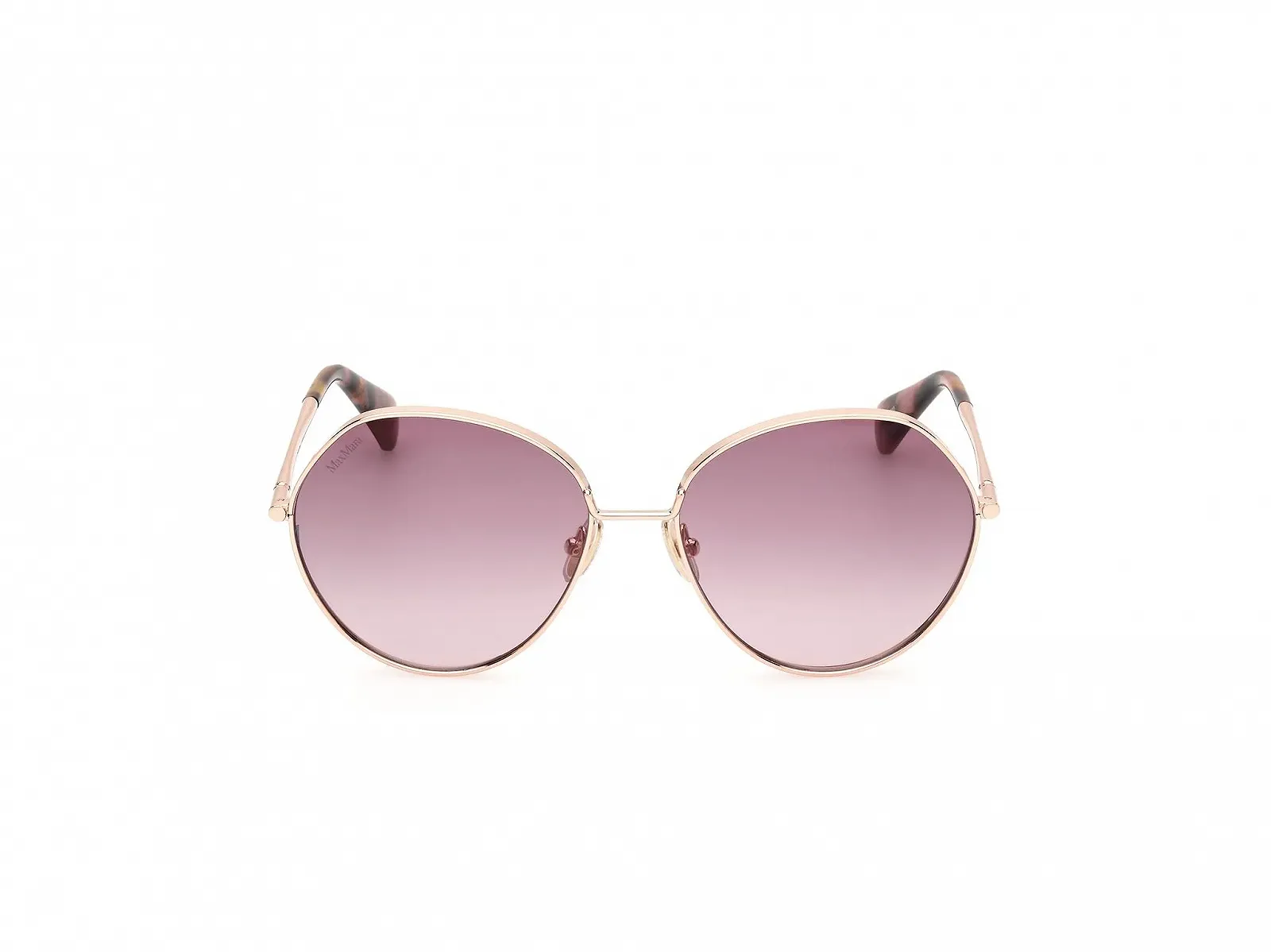 Сонцезахисні окуляри MaxMara MM0096 28Z Блискуче рожеве золото 57/16/135, фото №2