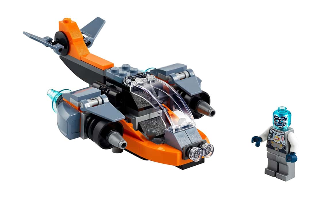 Конструктор LEGO Кібердрон 113 деталей 31111, фото №2