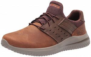 Кроссовки Skechers Delson 3.0-Ezra Кожаные на шнурках - Фото 1
