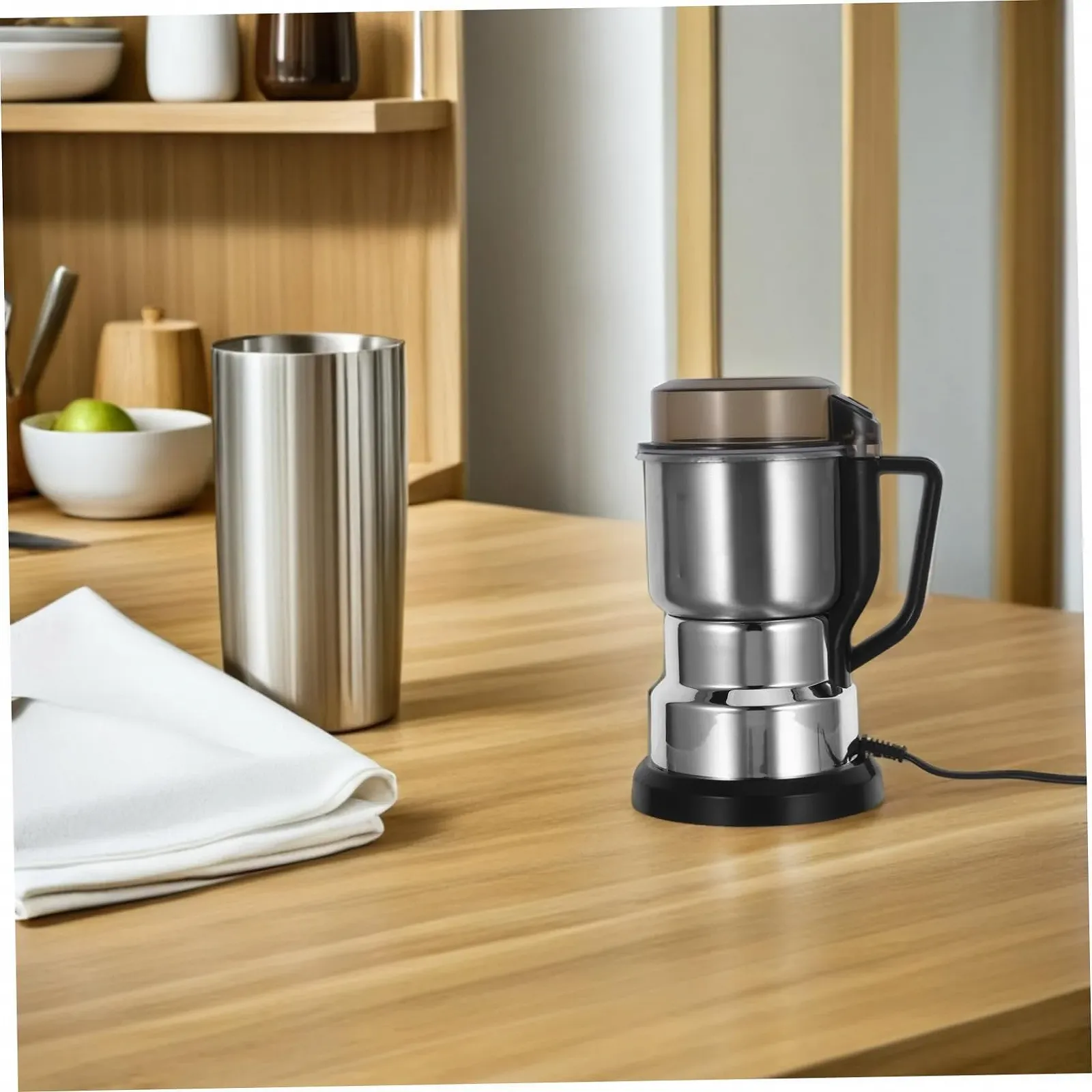 Электрическая кофемолка Cabilock Кухонная мельница для зерна 600 г, фото №8