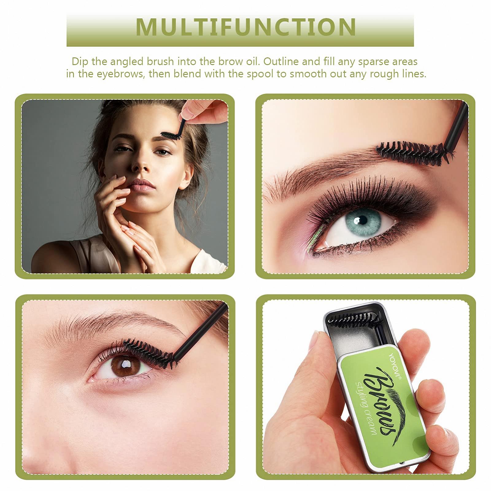 Набор гель-воск для бровей Lurrose 3D Прозрачный, фото №6