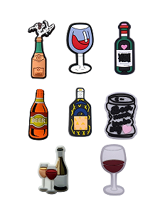 Джибитсы 8 шт, аксессуары для крокс - Фото 1