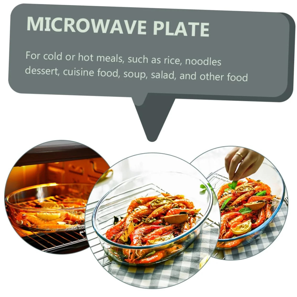 Скляна форма для випікання Овальна Жаростійка 2400 мл Штабельована, фото №4