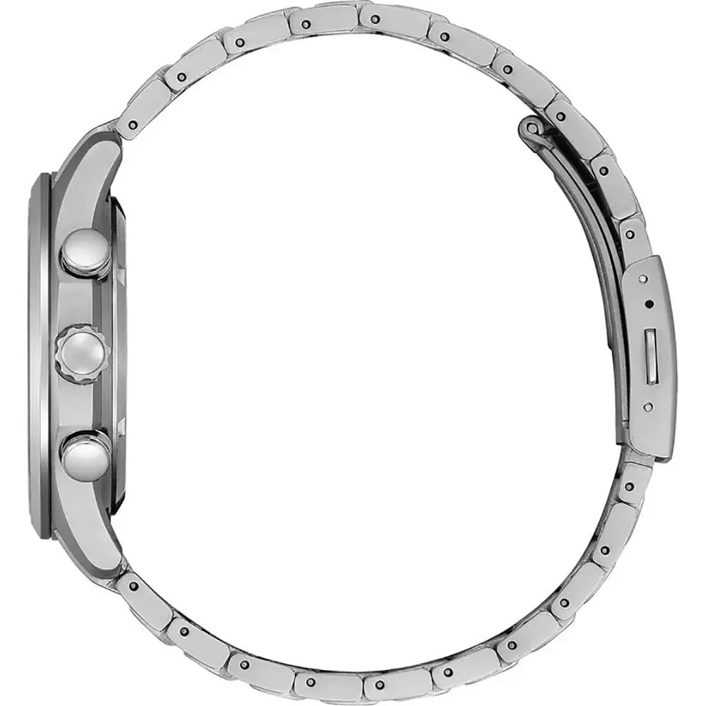 Мужские аналоговые кварцевые часы CITIZEN Titanium AT2530-85A, серебристый, серебристый, браслет, фото №2