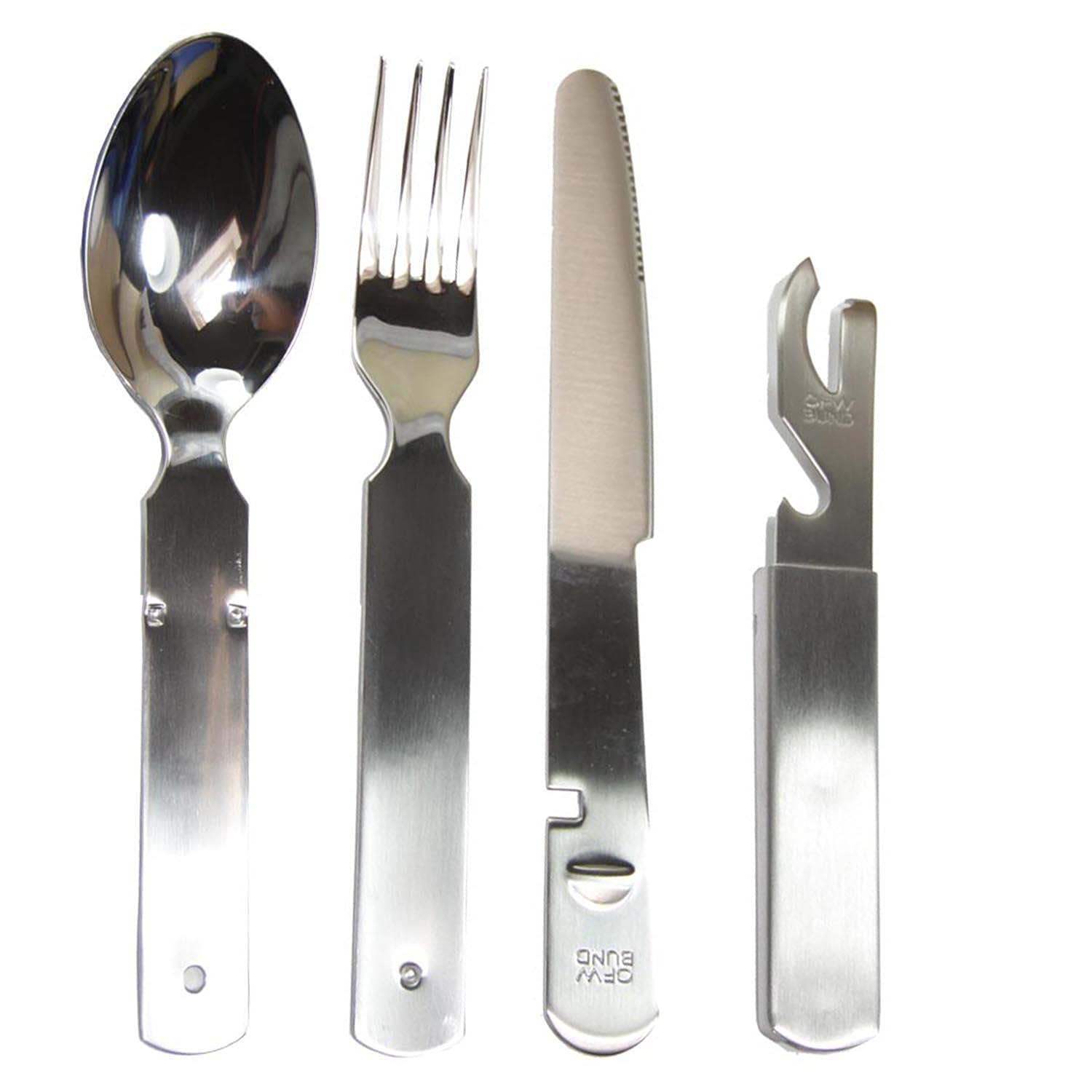 Набір столових приборів Unbekannt German армійський з неопреною футляром, фото №4