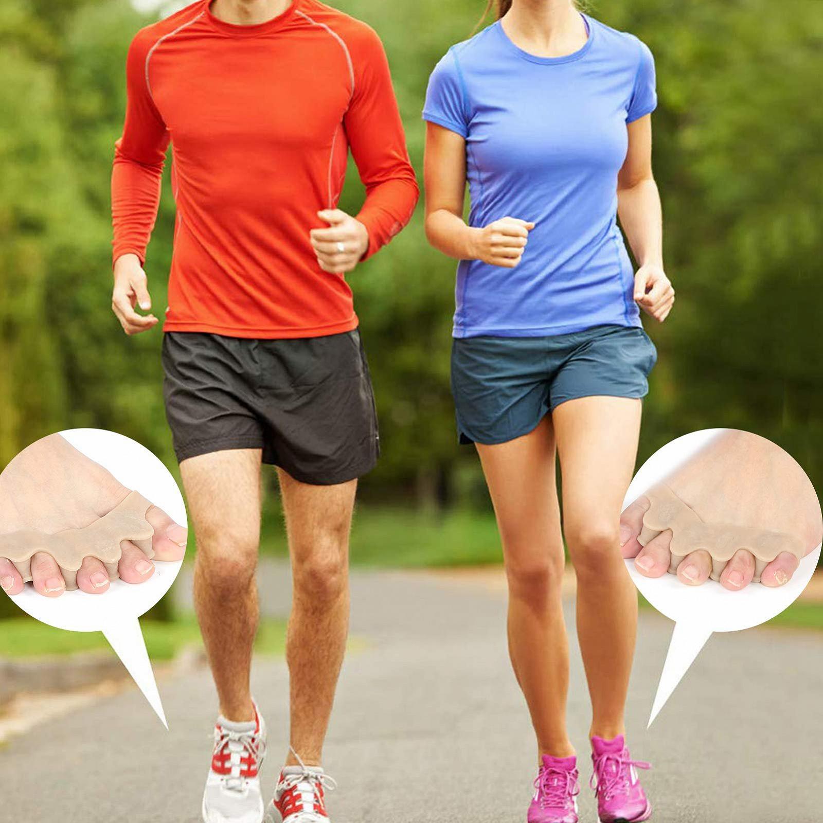 Коректор великого пальця стопи Hallux Valgus Унісекс Силіконовий роздільник для пальців ніг, фото №5