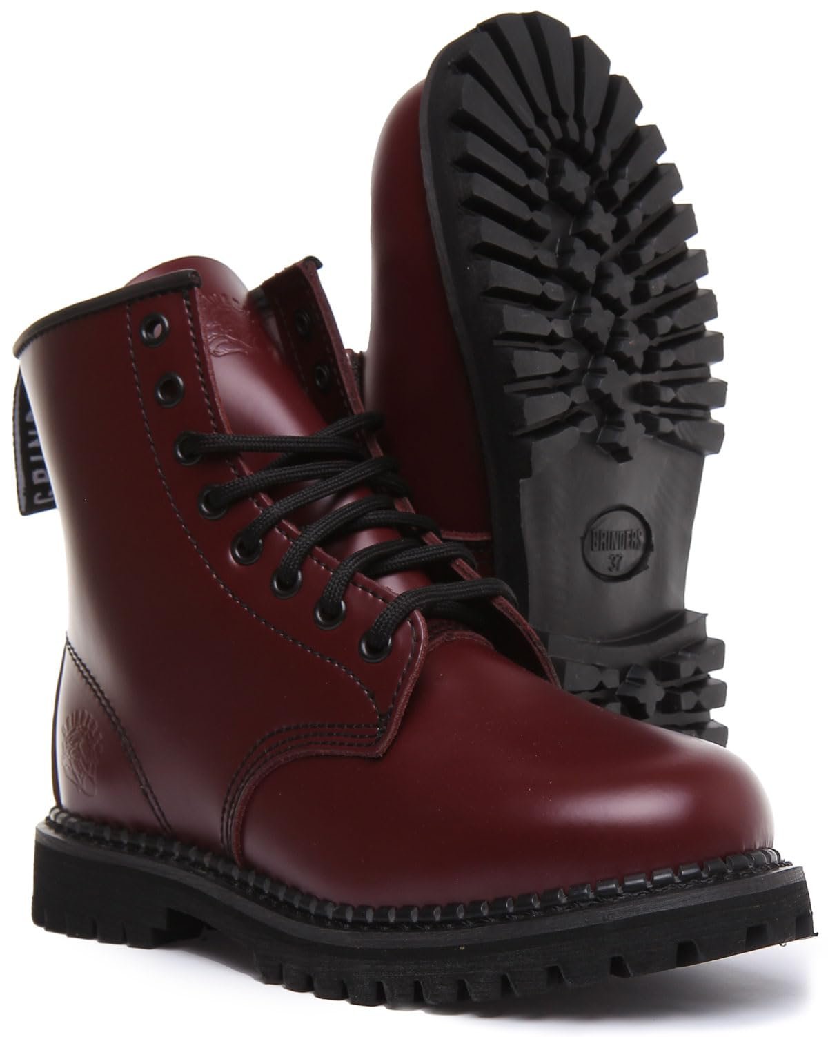 Черевики Grinders Cedric CS Derby 8-Hole Cherry, фото №5