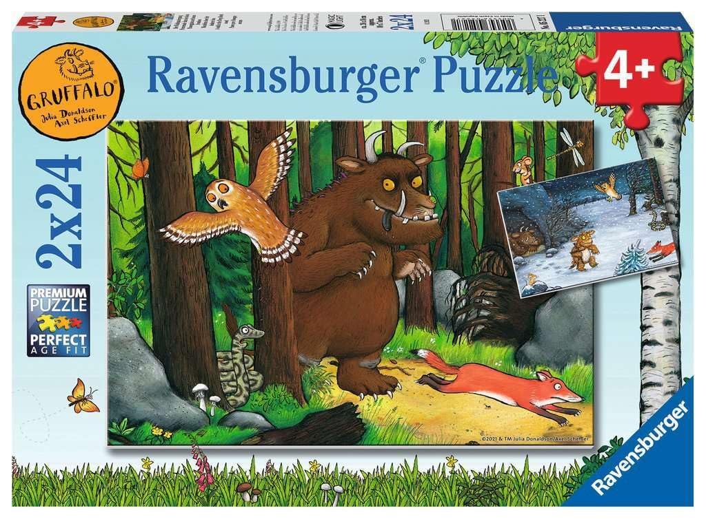 Детский пазл Ravensburger The Forest Walk 05227 2 x 24 детали 26 x 18 см, фото №1