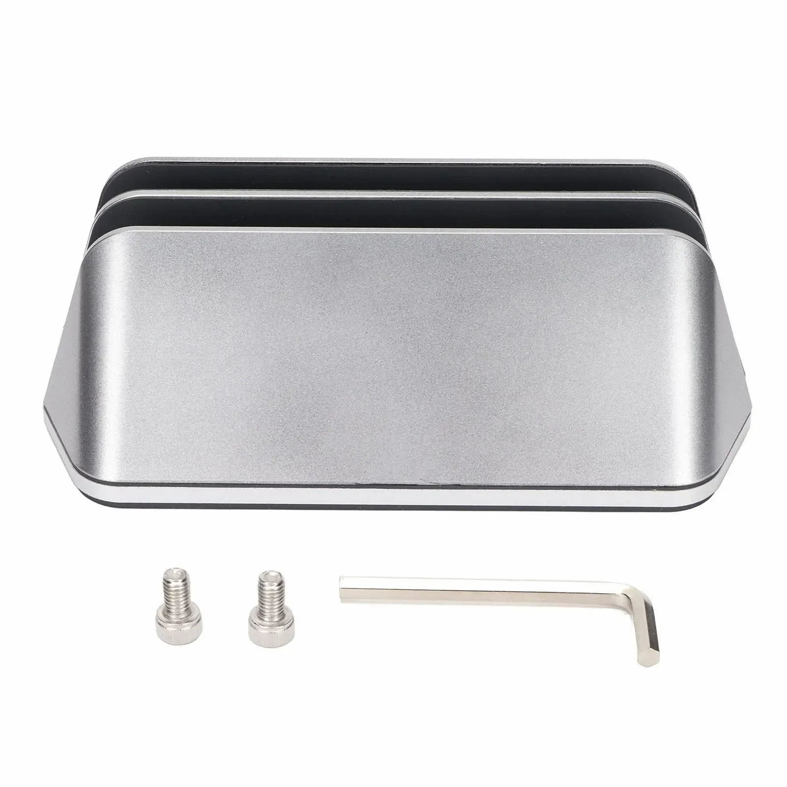 Вертикальна Підставка для Ноутбука з Алюмінієвого Сплаву Регульована для 2 Ноутбуків Сріблястий, фото №1