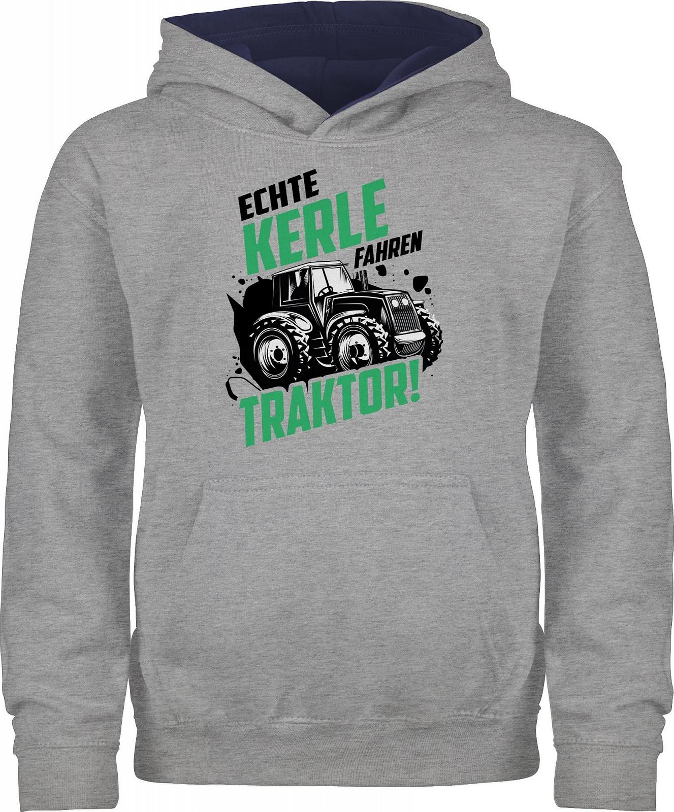 Детский Худи Traktoren Echte Kerle Fahren Traktor Trecker Landwirt Bauer Geschenk, фото №1