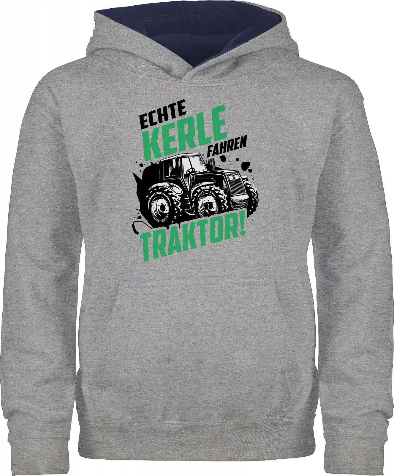 Дитячий Худі Traktoren Echte Kerle Fahren Traktor Trecker Landwirt Bauer Geschenk, фото №1