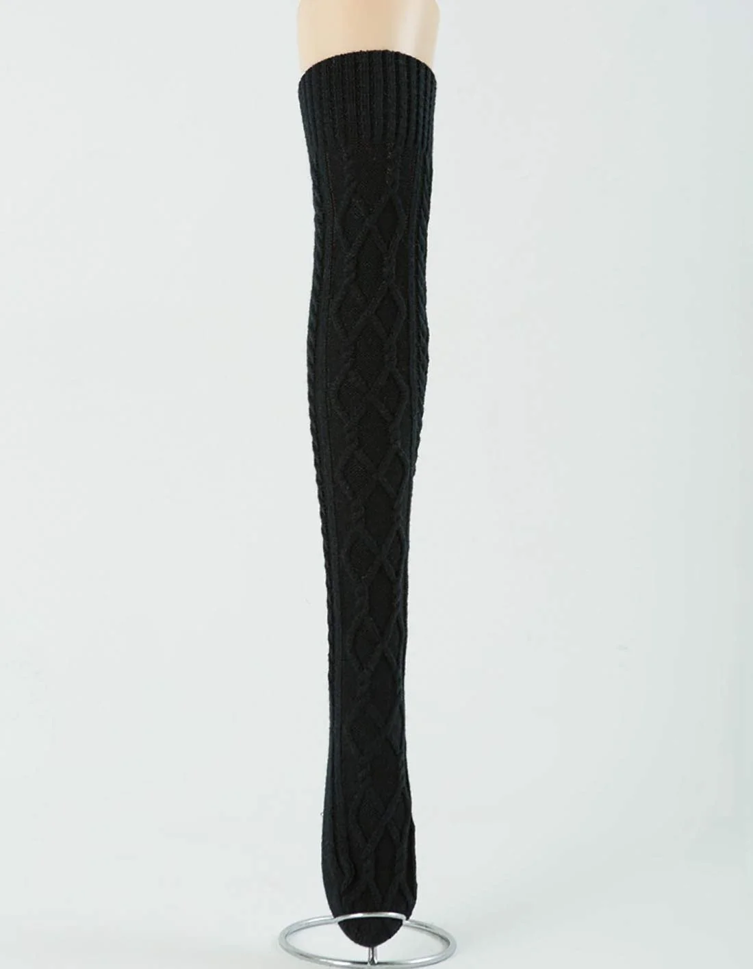 Шкарпетки вище коліна Boomly, в'язані гетри, фото №2