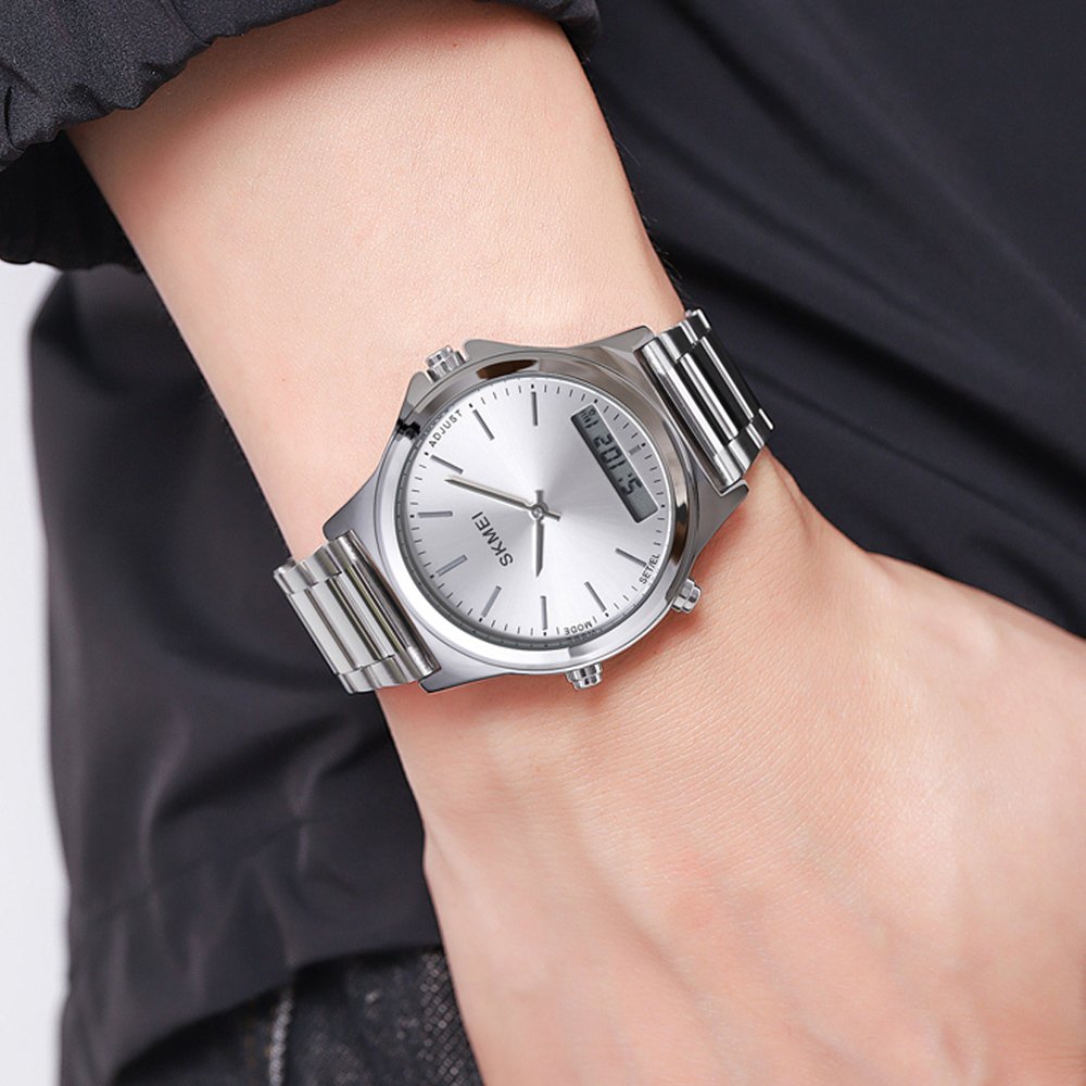 Годинник Skmei 2120SISI Silver-Silver, фото №4