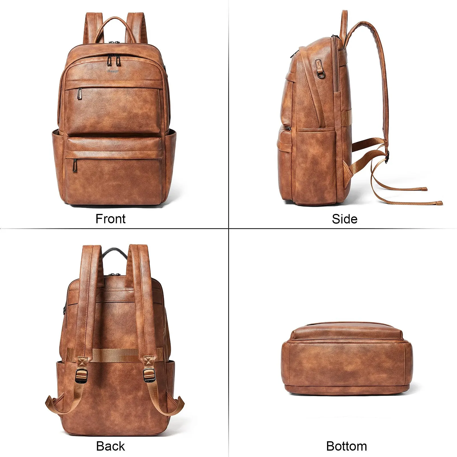 Рюкзак для ноутбука женский Vegan Leather 15.6 Inch, фото №5 Рюкзак для ноутбука женский Vegan Leather 15.6 Inch, фото №5
