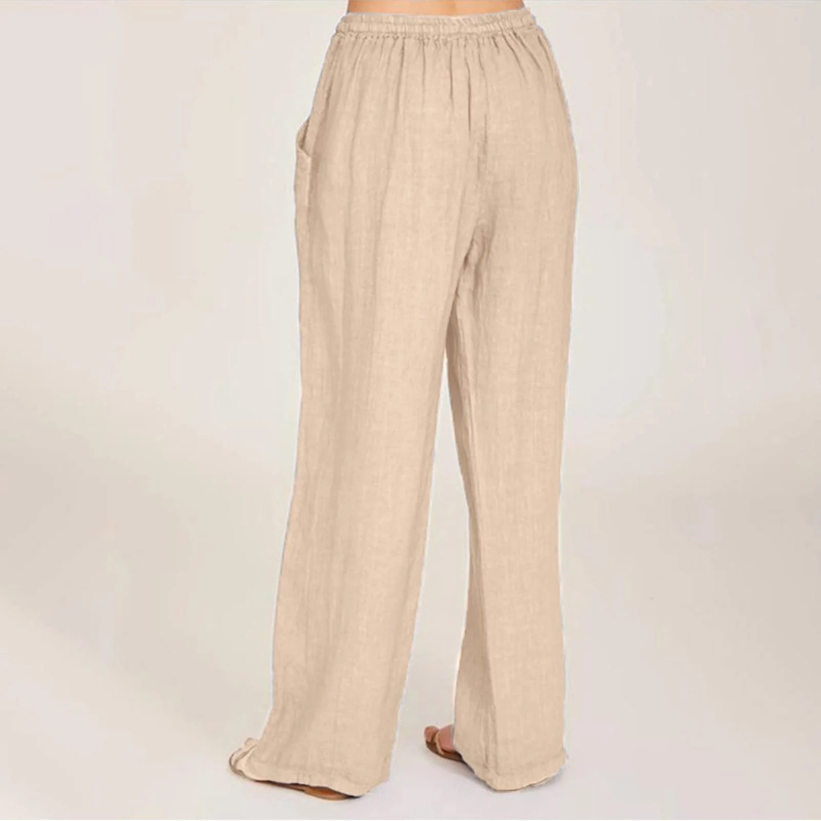Брюки GFPGNDFHG Льняные женские, фото №5