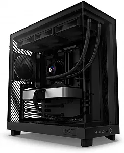 Купити Корпус для ПК NZXT H6 Flow All Black / Без БЖ / Чорний - Фото 1 Корпус для ПК NZXT H6 Flow All Black / Без БЖ / Чорний - Фото 1