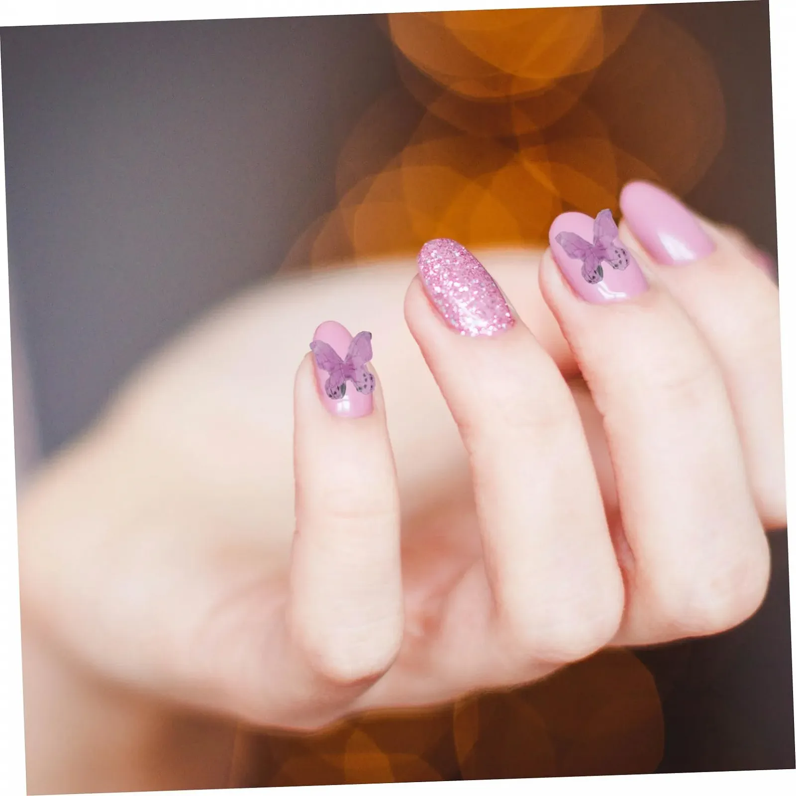 Украшения для ногтей Бабочки 40 шт, смешанные цвета, фото №3