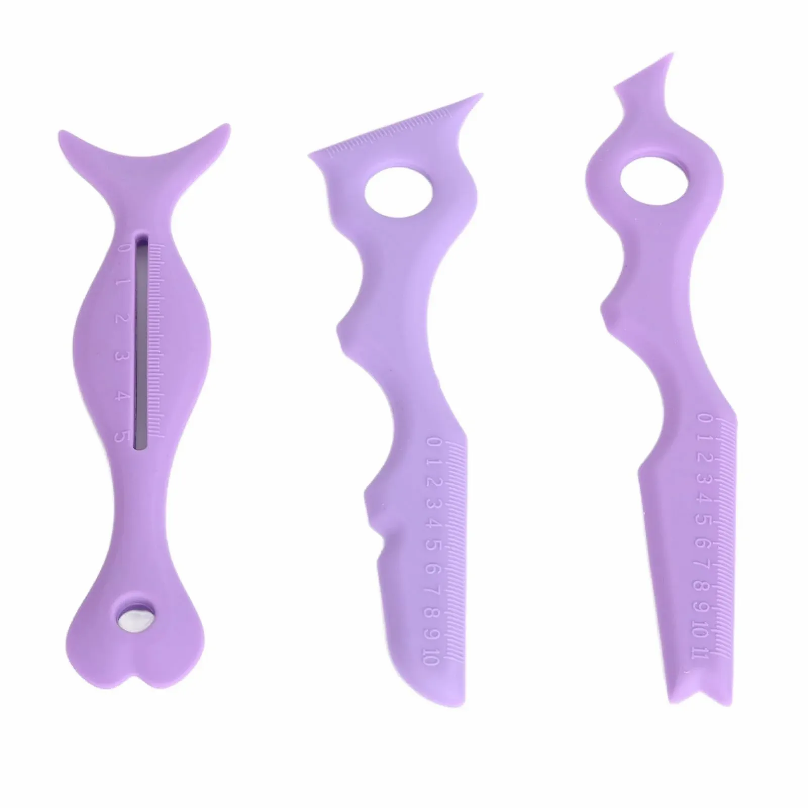 Трафарети для підводки для очей 3 шт, Силіконові, фото №7