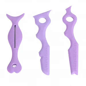 Трафарети для формування брів 3 шт, аплікатор тіней для повік, інструмент для макіяжу куточків очей для початківців synthetic.ua - Фото 1