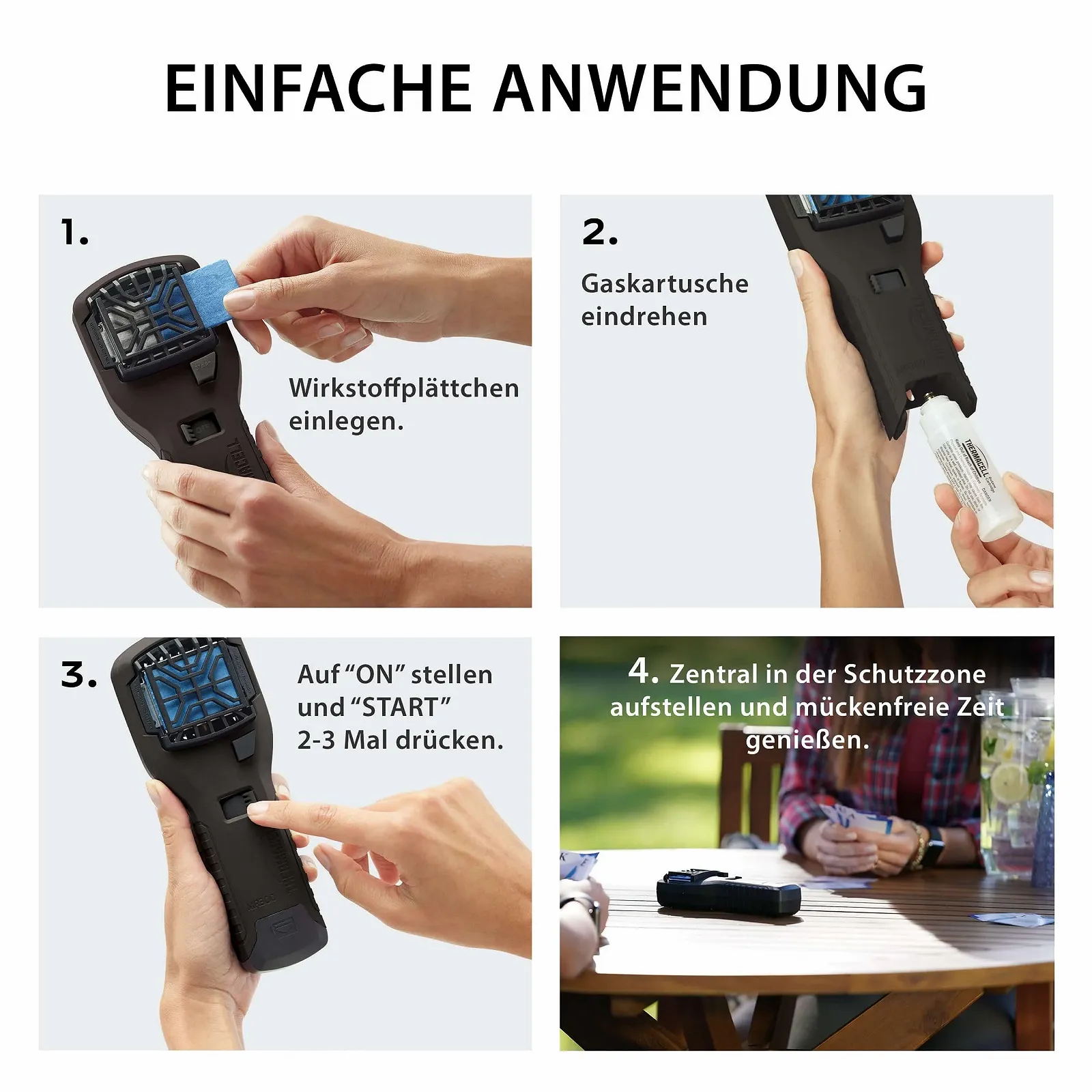 Портативное устройство для отпугивания комаров Thermacell Handheld MR-300 оливковый зеленый, фото №3