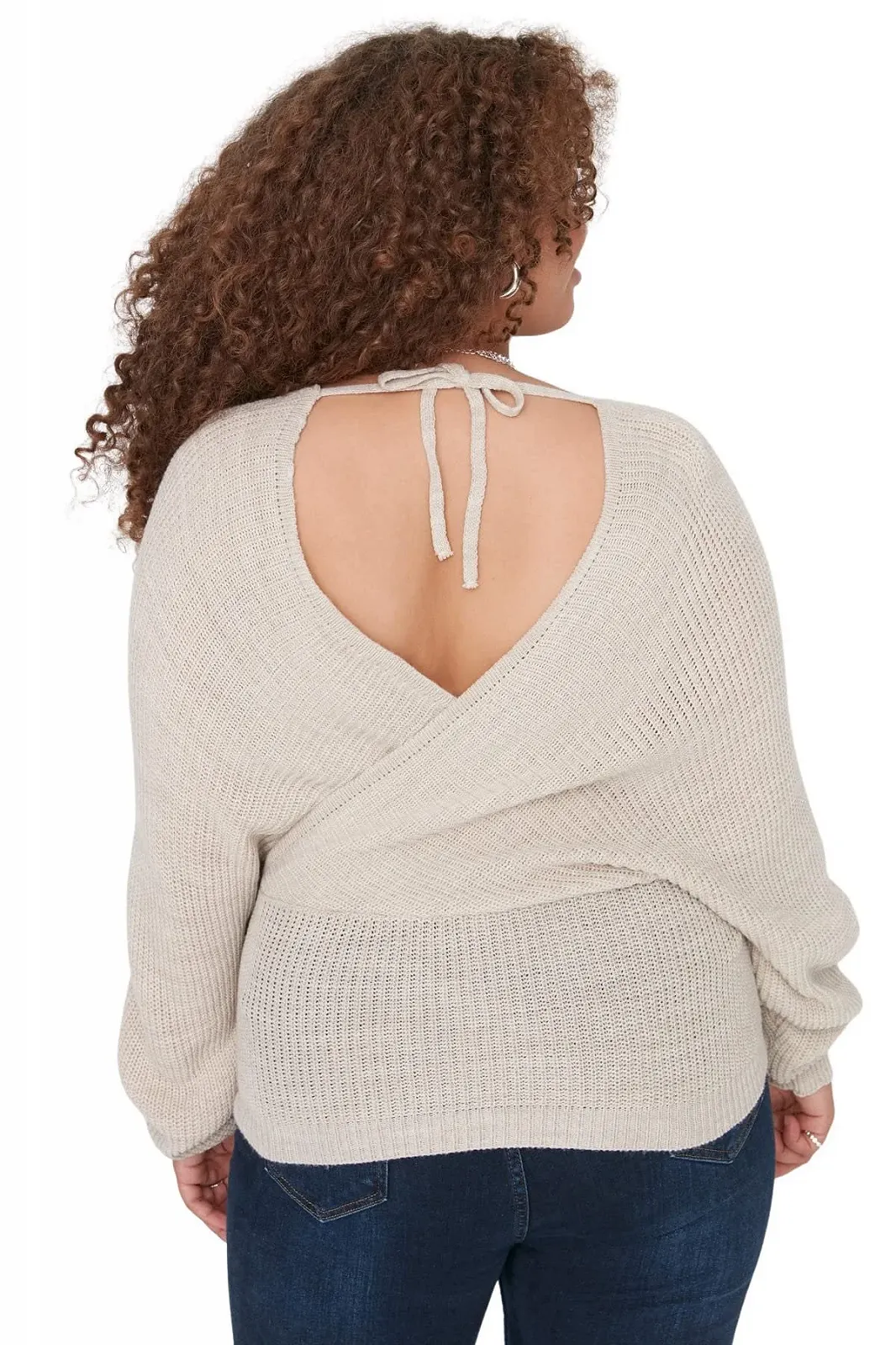 Пуловер TRENDYOL Однотонный Двухбортный Oversize, фото №5