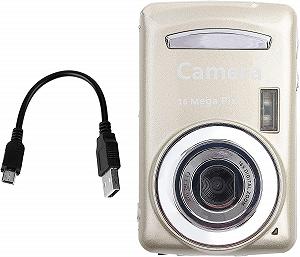 Фотоаппарат Yosoo Health Gear R17 VMT9B0 2Мп / CMOS / HD 30fps / 16Х зум / Золотистый synthetic.ua - Фото 1
