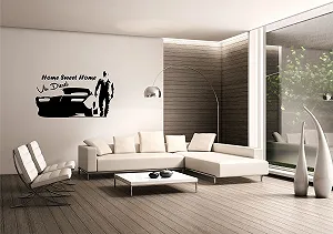 Купити Наклейка на стіну Saphir Design Vin Diesel Home Sweet Home 100 x 60 см Matt Black - Фото 1 Наклейка на стіну Saphir Design Vin Diesel Home Sweet Home 100 x 60 см Matt Black - Фото 1