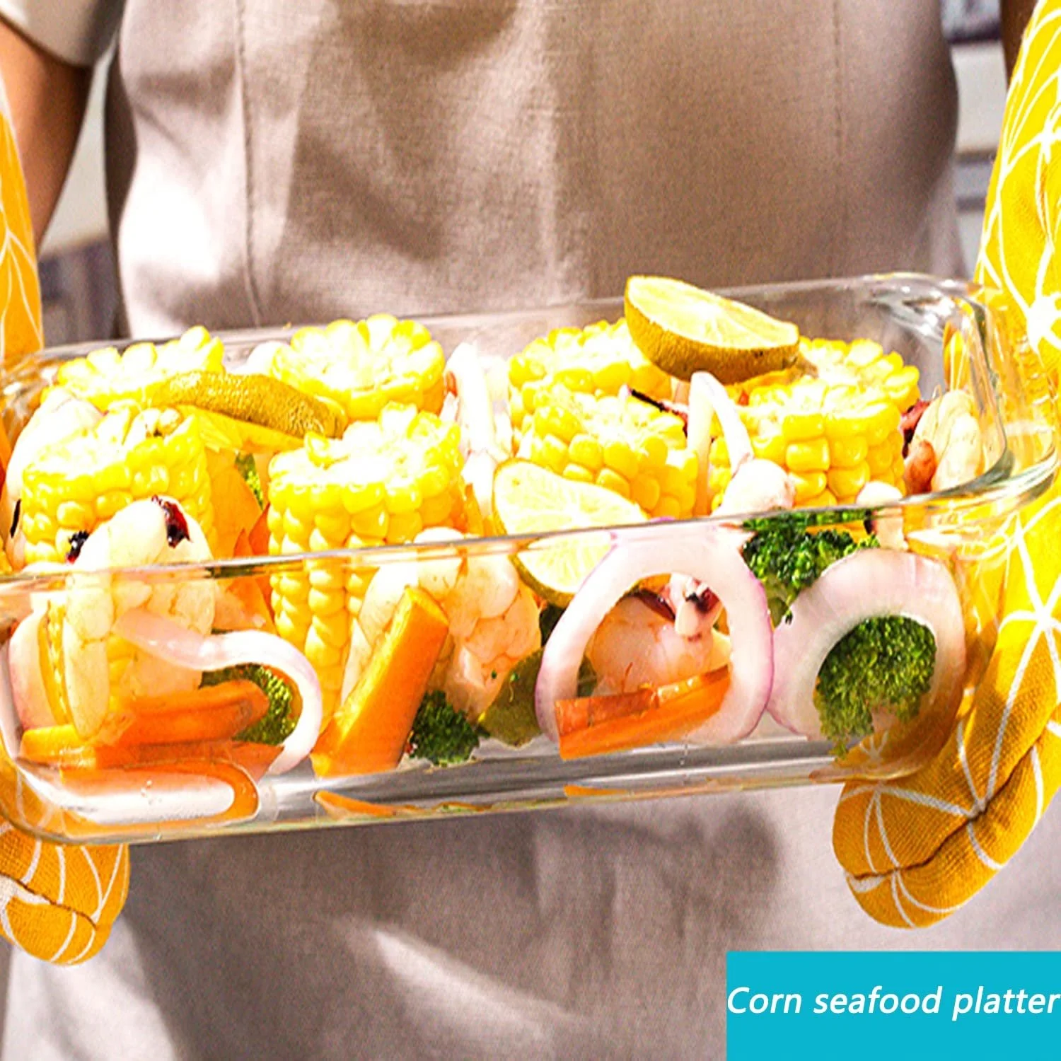 Форма для запікання овальна з кришкою Прозоре жаростійке боросилікатне скло, фото №5