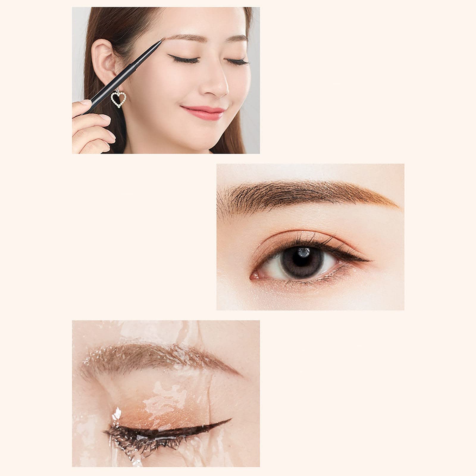 Олівець для брів Men's Ultra Fine Mechanical Pen Водостійкий Світло-коричневий (A, One Size), фото №5